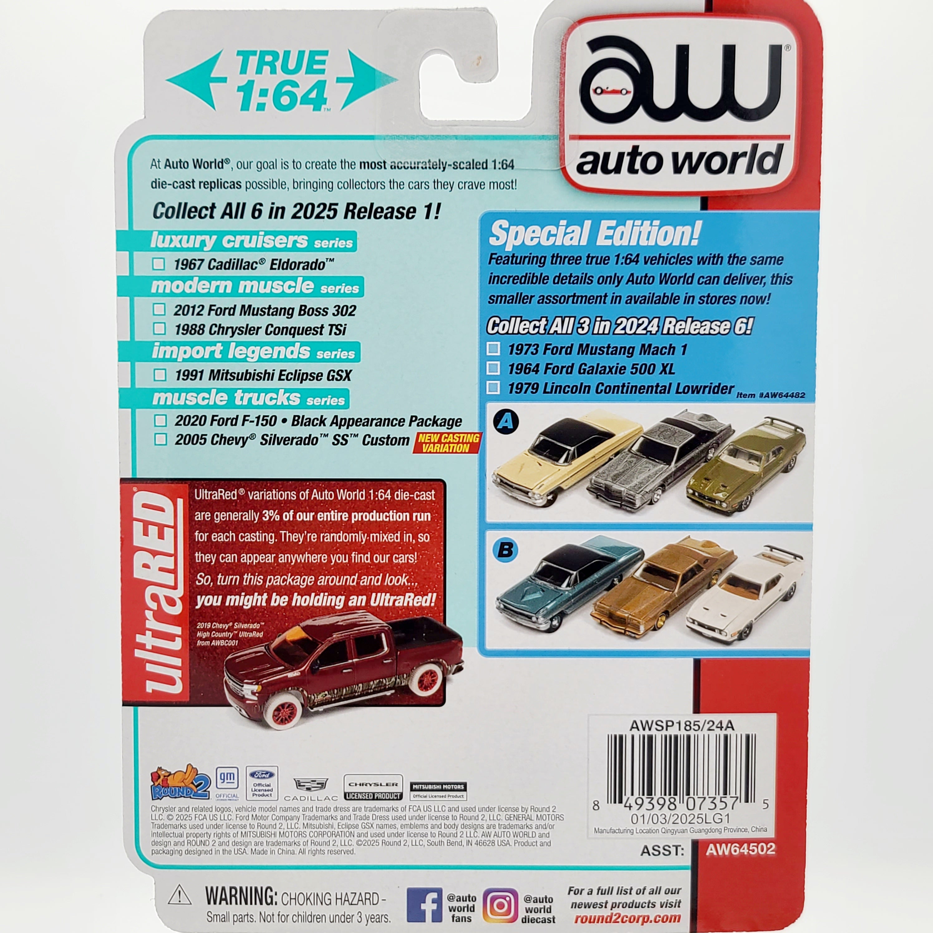 Auto World '91 Mitsubishi Eclipse GSX - 1:64 scale (2025 Release 1A - Import Legends)